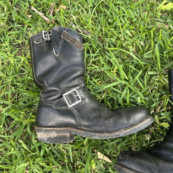 Vtg 1990 80s Red Wing PT83 2268 Engineer Boots Size 10.5 D Motorcycle main image 10